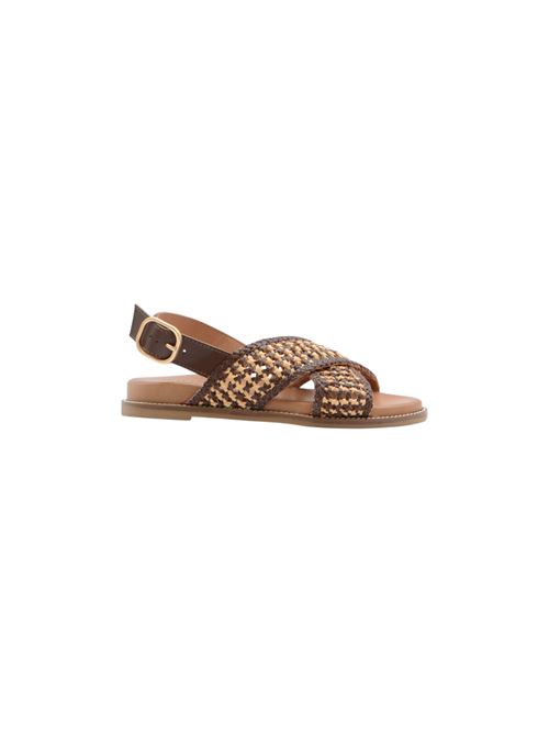 SANDALO INCROCIO INTRECCIO INUOVO | H26229ITDM GOLD
